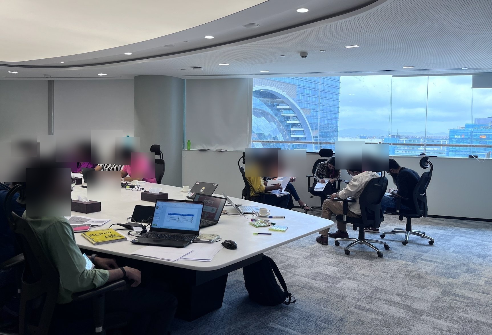 CVP workshop session with a client team