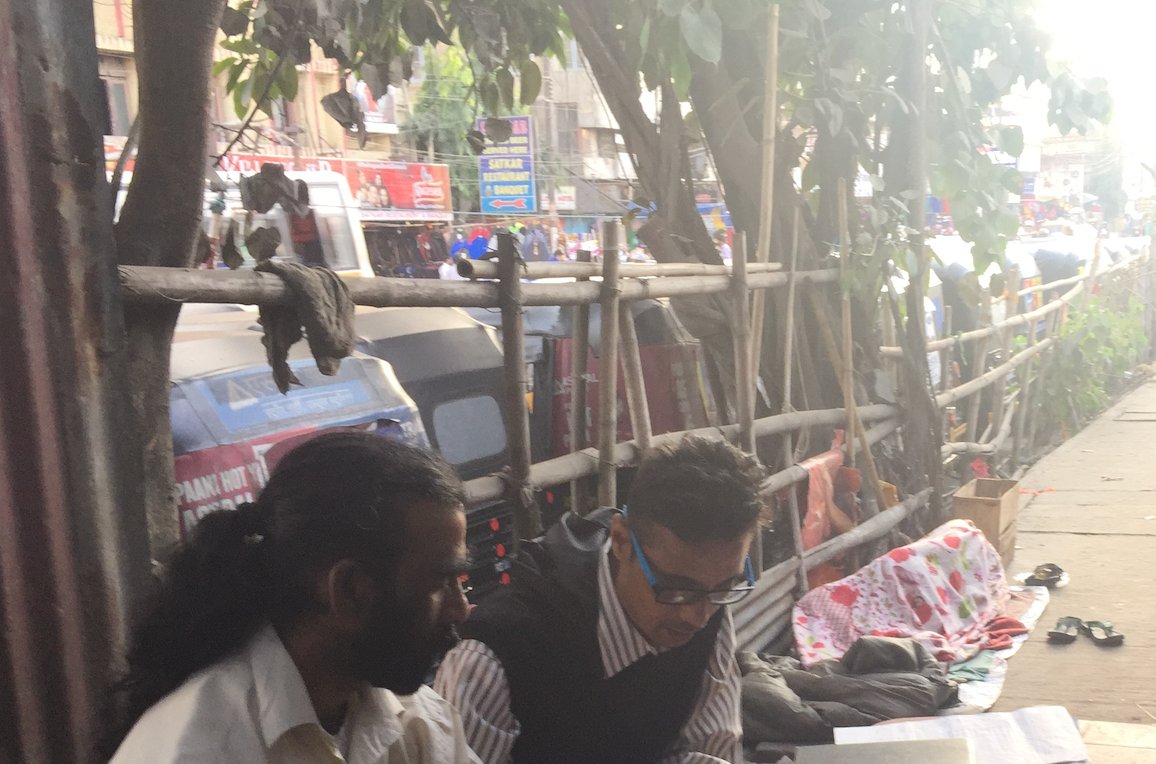 In-field interview on location