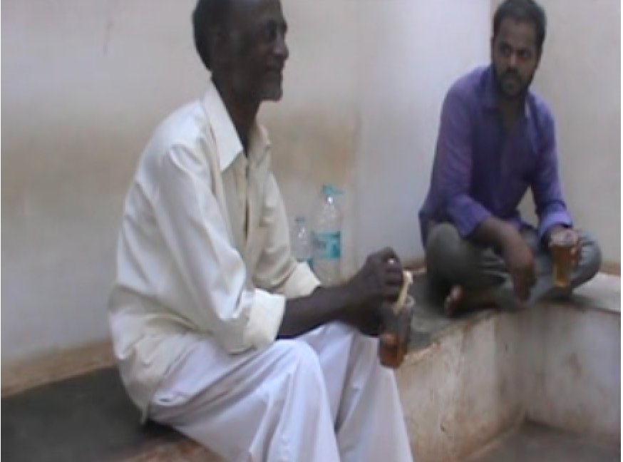 CVP fieldworker building rapport with a respondent